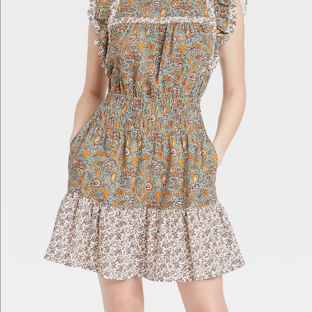 Universal Thread Floral Print Dress